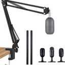 Seiren V3 Mini Boom Arm - Mic Arm for Razer Mini, Seiren V2, Seiren X and Most Microphone, Adjustable Boom Scissor Arm Stand with 3/8" to 5/8" Adapter by SUNMON