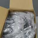 Veken Shower Caddy 6-Pack, Advanced Rustproof Design, No Drilling Adhesive Shelves, Rack with Soap Holder, Large Capacity Bathroom Organizers and Storage, Wall-Mounted Kitchen & Home Decor (6-Piece Set for Master Bathroom (Rustproof Upgrade), Black)