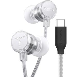 TANCHJIM Zero Ultima in-Ear High Sound Quality Wired HiFi Round Hole Universal Earphone Wired Earphones Headphones Gaming IEM Earburds (DSP)