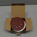 ZEHIQ 5 Inch Sandpaper 40 Grit, Coarse Grit 8 Hole Sanding Disc Hook and Loop Sandpaper Aluminum Oxide Round Sanding Pads for Random Orbital Sanders, 30 Pieces