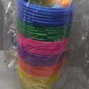 24 Pcs Plastic Mini Easter Baskets Bulk with Handles and 240g Grass, Colorful Small Egg Hunt Baskets Easter Grass Filler Stuffers for Spring Theme Party Favors Gifts Egg Hunt Supplies