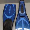 Cressi Adult Snorkeling Fins with Self-Adjustable Comfortable Full Foot Pocket | Perfect for Traveling | Agua: made in Italy