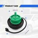 Gas Cap Fuel Cap, Compatible with Volkswagen 2011-2020 VW Jetta 2015-2020 VW GTI 2015-2020 VW Golf 2018-2020 VW Tuguan, Replace 5C0201550T 8K0201550N 5Q0201550L 3C8201550E