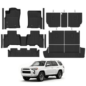 Bingoliner Floor Mats for 2026 Hyundai Palisade Hybrid 7/8 Seats