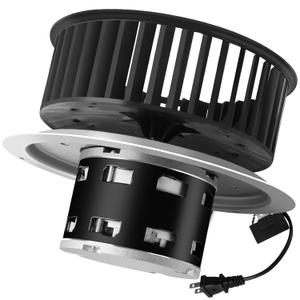 Upgrade QT-110N-B QT-80N-B QT-90N-B QT-9093 QT-100L Bathroom Fan Motor & Blower Wheel Replacement, Compatible with All Nutone QT110 QT100 QT90 QT80 Series Fans, Replaces for S0696B000 S0695B000 Motor