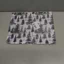 Cute Mouse Pad - Winter Green Fir Forest Square Mousepad Washable Cloth with Non-Slip Rubber Base - Mouse Pads for Desk Computers Laptop Mouse- Home Office Decor Desk Accessories-10x8 Inch