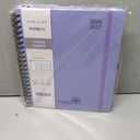 POPRUN Teacher Lesson Planner 2026-2027, (Size-8.5'' x 11'') with Gradebook | Academic Planner July 2026 - June 2027 with Color Monthly Tabs, Thick Paper, 2-Sided Pocket, Leather Cover - Lilac