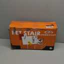 Zerbuger Wider Dog Ramp for High Bed with Storage 18" H, Foldable Dog Stairs for Small Medium Large Older Senior Animal, Sturdy Dog Step for Climbing Bed or Couch, Arthritis-Friendly (Gray, No Condo)