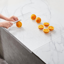 Acrylic Cutting Board with Counter Lip, Large Textured Clear Non Slip Cutting Board for Kitchen Countertop Protection(17.7"X23.6")