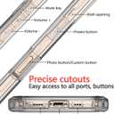 2 x Diverbox for iPhone 16 Pro Max Case [Shockproof] [Dropproof] [Tempered Glass Screen Protector + Camera Protectors] Heavy Duty Protection Phone Case Cover for Apple iPhone 16 Pro Max (Clear)