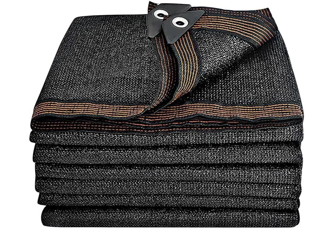 winemana 70% Black Shade Cloth, 20 x 30 FT Durable Mesh Tarp with Grommets, Resistant Garden Sun Shade Netting with Taped Edge for Plant Cover, Greenhouse, Patio, Tomatoes, Chicken Coop, Barn Kennel