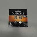 Duracell 76A 1.5V Batteries, 4 Count (Pack of 1), 76A 1.5 Volt Battery, Equivalent to LR44, A76, & AG13, Long-lasting for Watches, Alarms, Calculators & More