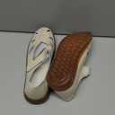 Women 's Classic Genuine Leather Casual Flat Sandal Closed Toe Fisherman Sandals Comfy Work Sandal Everyday Walking Shoe (5.5, Beige)