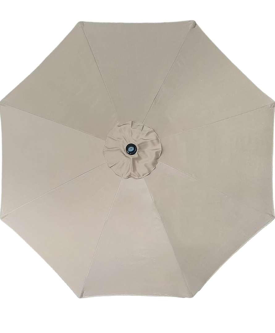 Ontheway Patio Umbrella Enhanced Replacement Canopy Market Table 8 Ribs Umbrella Canopy, 11FT