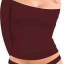 Off The Shoulder Tops for Women Sexy Long Sleeve T Shirts Slim Fitted Tee Going Out Tops Casual 2025 (L)