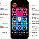 Holiday Halloween Valentine Party Christmas Diwali Projector Light (Indoor, Outdoor, Splashproof IP44), 16 Slides (4 Pictures Each), 10 Wave Effects, Remote Control (Power Timer Speed Flash), 3 Mounts