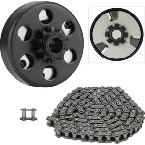 Centrifugal Clutch, Go Kart Clutch 3/4 Bore 10T with #40 41 420 Chain 12.7mm pitch for Mini Bike, Go Kart, predator 212, Lawnmower and Honda GC GX 2-6.5HP Engine GC160 GC190 GX120 GX140 GX160 GX200