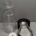 Heouvo 2.5 Gallon Automatic Dog Water DispenserWide Mouth for Easy Hand-in CleaningRemovable Stainless Steel Bowl, Gravity Refilling Large Capacity for Cats and Dogs, Multi-Pet Homes