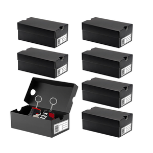 Arsmat 16 Pack Mini Sneaker Gift Boxes, 4.7 x 2.5 x 2 Inch Small Shoes Box with Editable Labels for Parties, Sports-Themed Candy, Cookies, Snacks