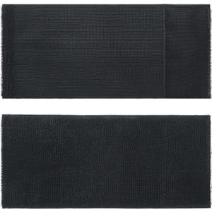 Geiserailie 2 Pcs Extender Strap Reusable 2 x 8 Inch Ice Belt Extender Strap Multipurpose Elastic Hook and Loop Extension for Ice Pack Black Back Knee Ankle Braces, Vests, Wraps, and Belts