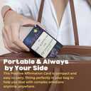 Empowering Self-Love Cards, 50 Mindfulness Cards for Daily Affirmations, Inspirational Mental Relief and Confidence Boost in Women's Self-Care Routine