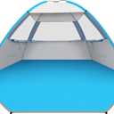 Gorich Beach Tent Sun Shelter for 6 Person with UPF 50 UV Protection, Lightweight & Easy Setup Beach Shade Canopy, Portable Beach Shade Tent Beach Cabana
