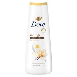 Dove Indulge Body Wash Warm Vanilla + Sweet Cream for Hydrated & Soft Skin 20 FO