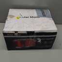 Roter Mond 4 Slice Toaster Retro Stainless Steel with Bagel Defrost Cancel Function, 6 Browning Settings, Extra Wide Slot and Removable Crumb Tray, White, ST033