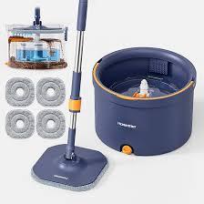 HoMettler Spin Mop and Bucket Set