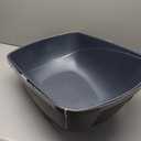 Petmate Hi-Back Open Litter Cat Pan, Made in USA