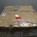 Dia 23.45" Modern Gold Chandelier, Luxury Glass Pendant Light, 6-Light Crystal Pendant Chandelier for Dining Room Foyer Entryway Living Room Kitchen