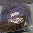 Boho Throw Blanket for Bed,100% Ultra Cotton Soft Breathable Bed Throw Floral Printed Farmhouse Decor Rustic Bed Throws for Couch Sofa Quilt Purple Flowers 60" x 80"