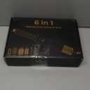 6 in 1 Blow Dryer Brush, Upgrade Hair Dryer Brush Set Negative Ion Air Styler Curling Wrap Air Curler, Hot Air Brush Curling Iron Hair Styling Tools As A Gift for Straight/Curl/Dry/Smooth