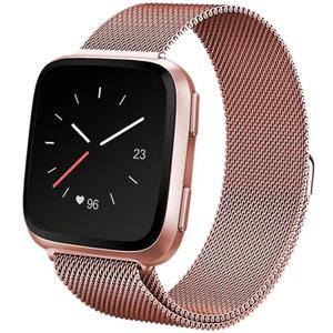 DI Fitbit Versa Rose Gold Mesh Band