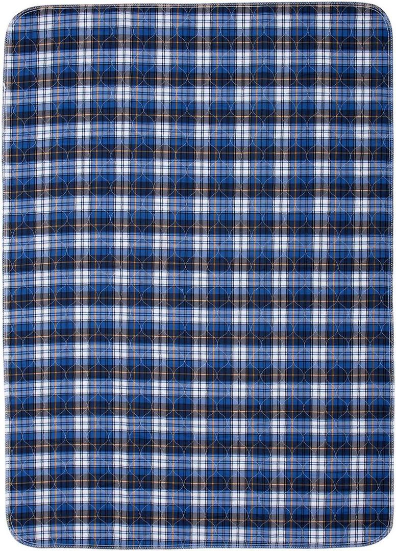 Non-Slip Bed Pads for Incontinence Washable 36" x 72",Waterproof Bed Pads,Adult Washable Incontinence Bed Pads for Adults,Dog,Kids (Blue)