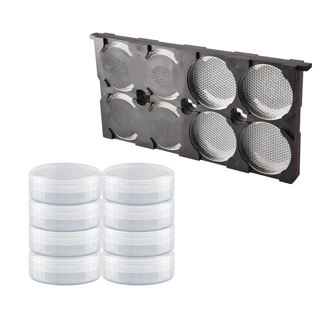 Honeycomb Frame Kit - 10 Year 5 Generation Upgraded Hive-to-Table Honey Processing Kit, Complete Langstroth Beehive Honey Comb Cassette Set for Beekeeping Honey Harvesting & Packaging (1)
