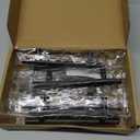 Ravinte 9 Pack 6-3/8 inch Cabinet Pulls Matte Black Stainless Steel Kitchen Cupboard Handles Cabinet Handles 4” Hole Center