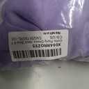 Girls Party Dresses Purple Mesh Dots Contrast Long Sleeve Velvet Special Occasion Tulle Dress, Size 6-7Y