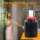 N40HKC Shower Cartridge Replacement,Fit for SR SUN RISE Shower Cartridge,Black 40mm Shower Faucet Cartridge,for Tub/Shower Faucet, Shower Mixer Valve, Ceramic Shower Single Lever
