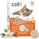 Catit Go Natural Pea Husk Clumping Cat Litter 12.3 lb, Natural