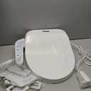 KERDE P30B Bidet Toilet Seat - Dual Control (Side Panel & Remote), Warm Water Wash, Heated Seat, Warm Air Dryer, LED Night Light,Existing Toilets Electric Bidet Elongated Electronic Heated Smart