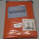 H.VERSAILTEX Blackout Curtains Thermal Insulated Window Treatment Panels Room Darkening Blackout Drapes for Living Room Back Tab/Rod Pocket Bedroom Draperies, 52 x 84 Inch, Orange, 2 Panels