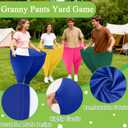 Granny Pants Yard Game Freaky Party Games Pants with Bouncy Balls and Air Pump Oversized Granny Pants Outdoor Game for Adults and Family Interactive Throwing Game for Group Gatherings