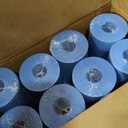 12" x 1200" (100 ft) Dark Blue Kraft Paper (Case of 16 Rolls) | 45 lbs Thickness, Made in USA Kraft Paper for School, Art Colored Paper, Gift Wrapping, Packing, Bulletin Board