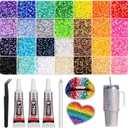 Resin Jelly Rhinestones for Bedazzling, Multifunctional Colorful DIY Resin Rhinestone Kit, Diamond Painting & Bedazzler Kit for Nails, Books, Crafts, Multicolor Rhinestones (28Colors-30000PCS)