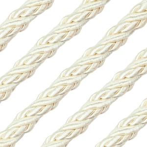 10 Yard 3/8''(1cm) Twisted Trim Cord Rope,10mm Nylon Twisted Cord Thread String for Home Decor, Crafts Making and Costume Crafting (Cream)