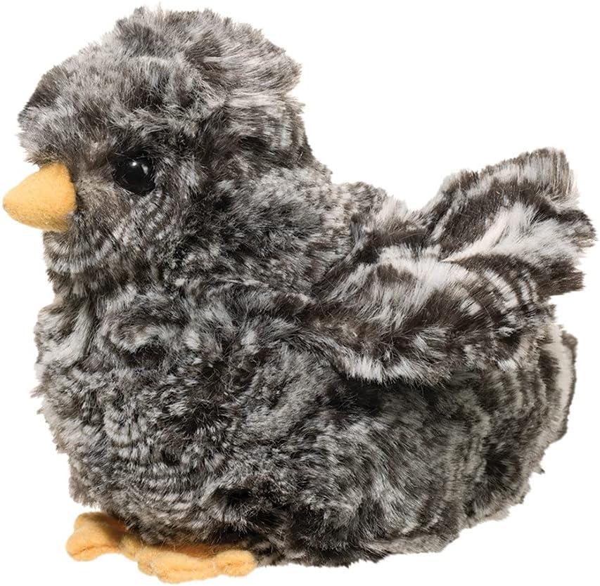 Douglas Black Multi Chick Plush Stuffed Animal