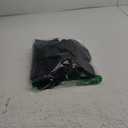 J.VER Men's Short Sleeve Dress Shirts Stretch Stain Shield Casual Button Down Shirts Solid Formal Shirt (X-Large, Black)