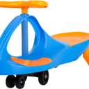 Wiggle Car - Ride on Toy for Ages 3 and Up - Toddler Ride on Toys with no Batteries, Gears, or Pedals Just Twist, Wiggle, and Go by Lil Rider (Blue and Orange)
