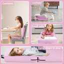 Kids, Toddlers, Waterproof Shampoo Mat with Phone Holder and Entertainment Bar, Shampoo Mat Over The Sink, Tears-Free for Kids, Foldable and Portable Shampoo Bowl